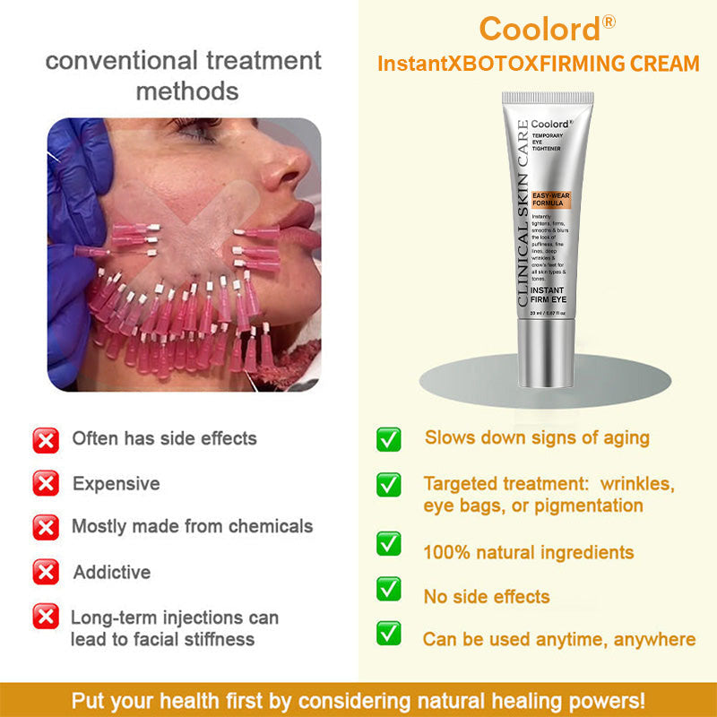 Official Store | Coolord® Instant FirmXBOTOX Easy Wear Temporary Eye Tightener with Collagen, Bee venom & Matrixyl 3000, Free brush🔥
