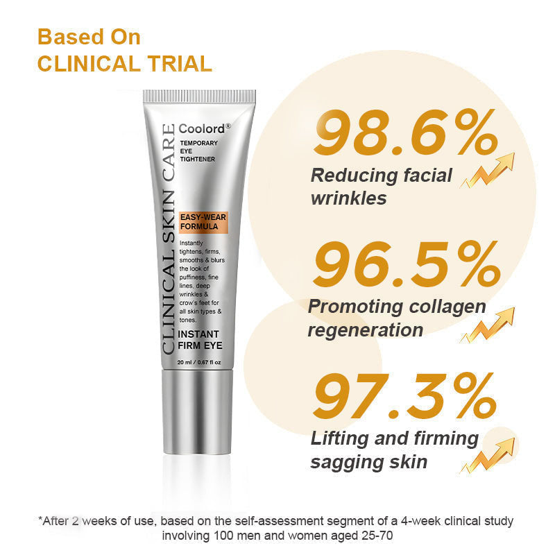 Official Store | Coolord® Instant FirmXBOTOX Easy Wear Temporary Eye Tightener with Collagen, Bee venom & Matrixyl 3000, Free brush🔥