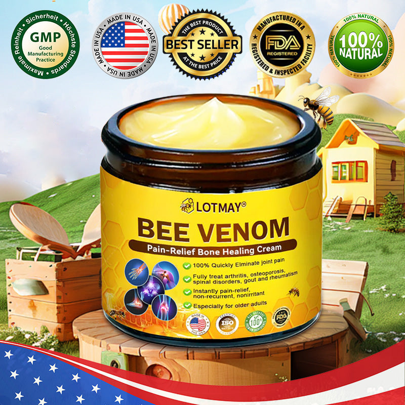 LOTMAY® Bee Venom Pain-Relief Bone Healing Cream 🐝🐝(Recommended by the American Academy of Orthopaedic Surgeons (AAOS))
