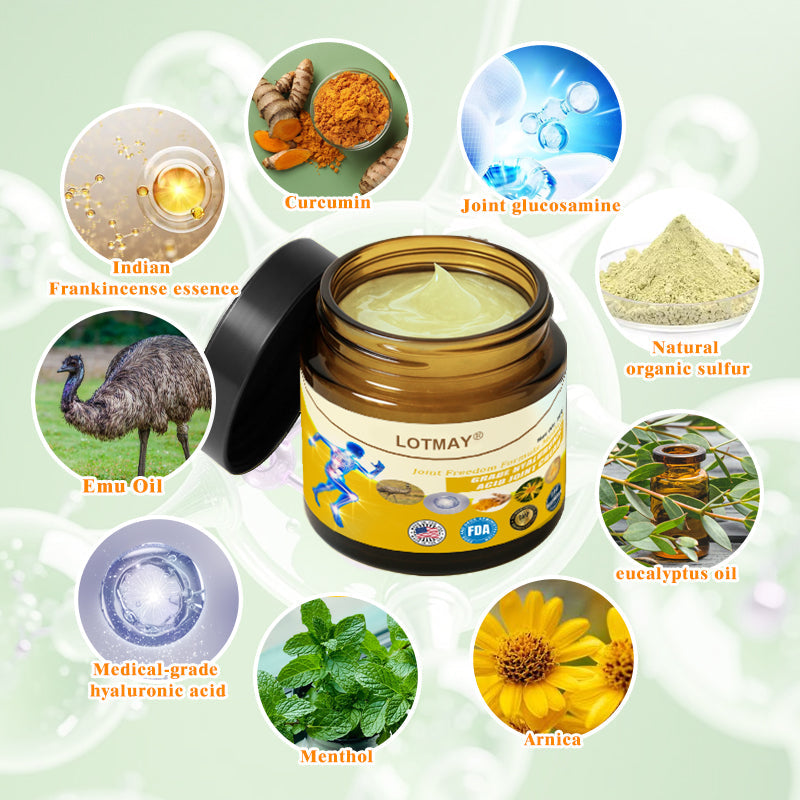 LOTMAY® Joint Freedom Formula Cream – 9-in-1 Natural Formula (FDA-Certified & Recommended)