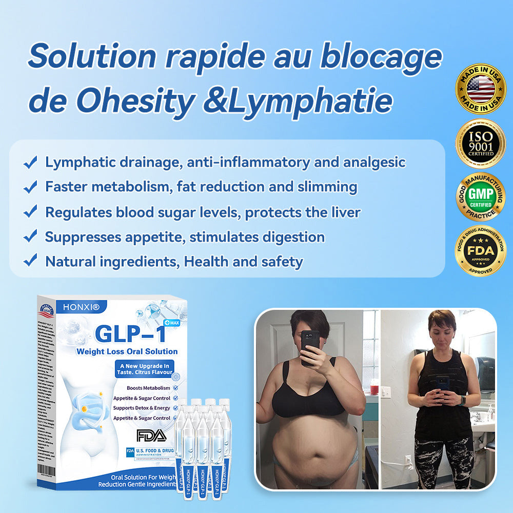 HONXI® GLP-1 Pro Weight Loss Oral Solution ✅One dose a day — see results in 7 days👩⚕️Suitable for obesity, cardiovascular diseases, diabetes, sleep apnea, high cholesterol and blood lipids, joint problems, and various other conditions🚀