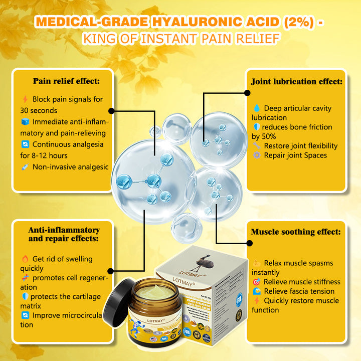 LOTMAY® Joint Freedom Formula Cream – 9-in-1 Natural Formula (FDA-Certified & Recommended)