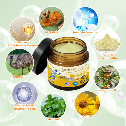 LOTMAY® Joint Freedom Formula Cream – 9-in-1 Natural Formula (FDA-Certified & Recommended)