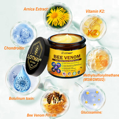 LOTMAY® Bee Venom Pain-Relief Bone Healing Cream 🐝🐝(Recommended by the American Academy of Orthopaedic Surgeons (AAOS))